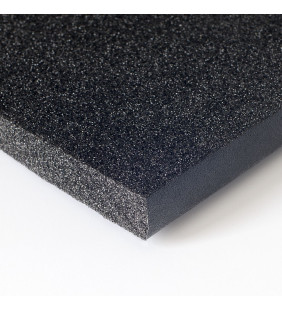 PLANCHA ESPUMA POLIETILENO NEGRO