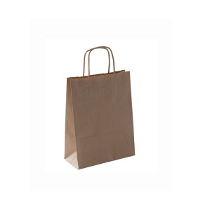 BOLSA PAPEL ASA RIZADA KRAFT
