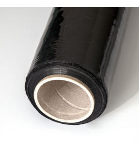 FILM ESTIRABLE NEGRO MANDRIL DE CARTON
